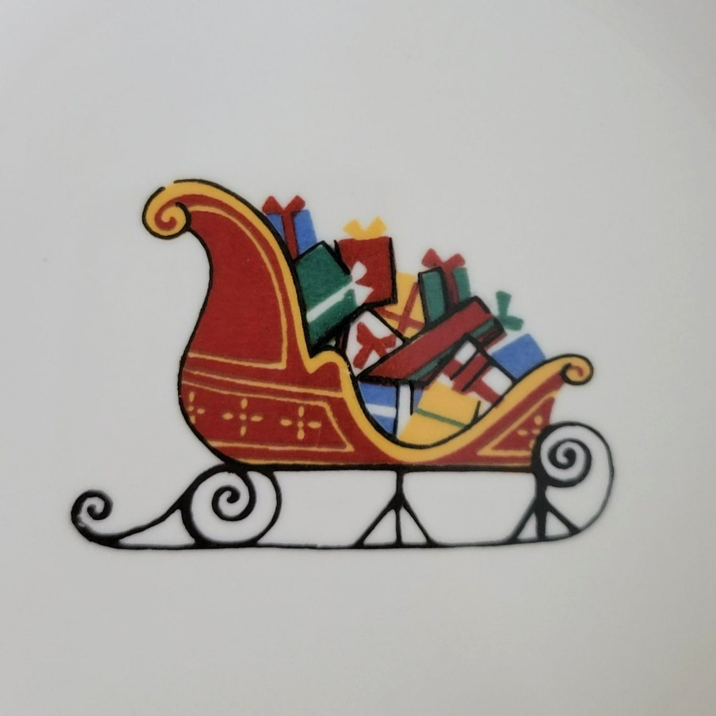 Block Father Christmas Cereal Bowl, Set of 2, c.1990s