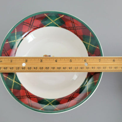 Block Father Christmas Cereal Bowl, Set of 2, c.1990s