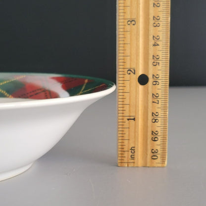 Block Father Christmas Cereal Bowl, Set of 2, c.1990s