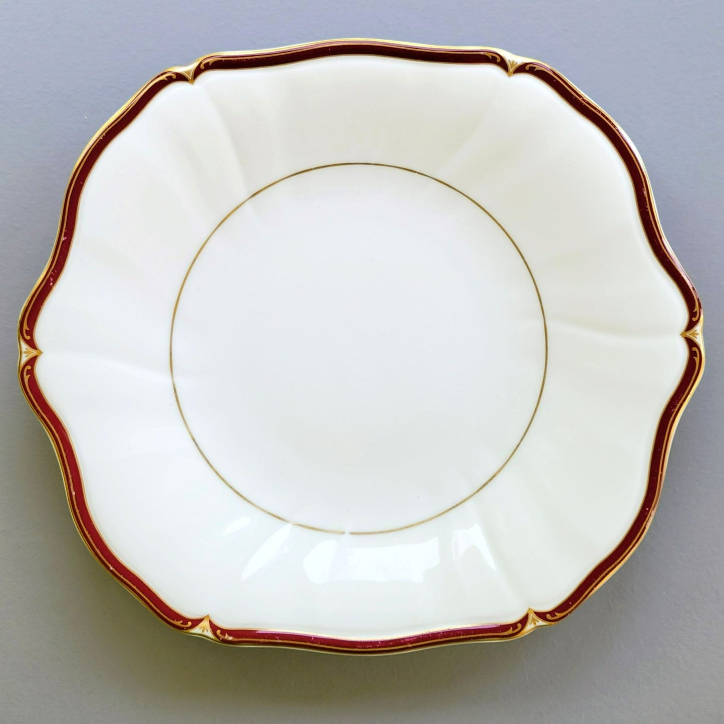 Wedgwood "Empress Ruby" Square Cake Plate, Made in England