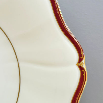 Wedgwood "Empress Ruby" Square Cake Plate, Made in England
