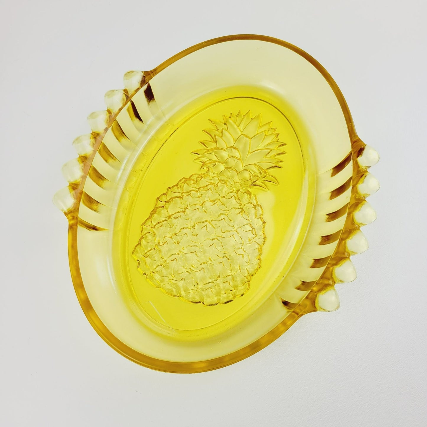 Indiana Glass/ Tiara Pineapple Serving Dish, USA Made