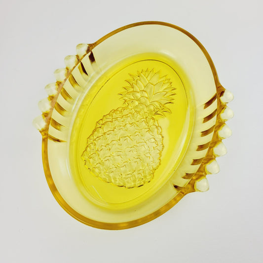 Indiana Glass/ Tiara Pineapple Serving Dish, USA Made