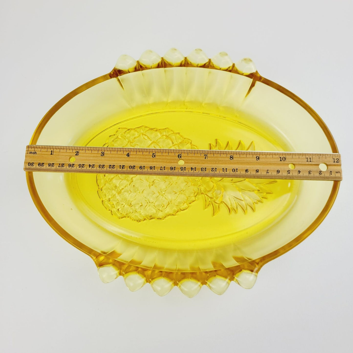 Indiana Glass/ Tiara Pineapple Serving Dish, USA Made
