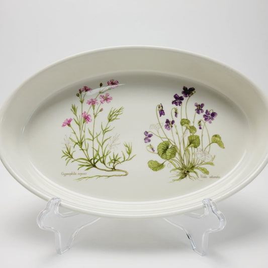 Portmeirion Pottery 14" Oval Baker, Made in England