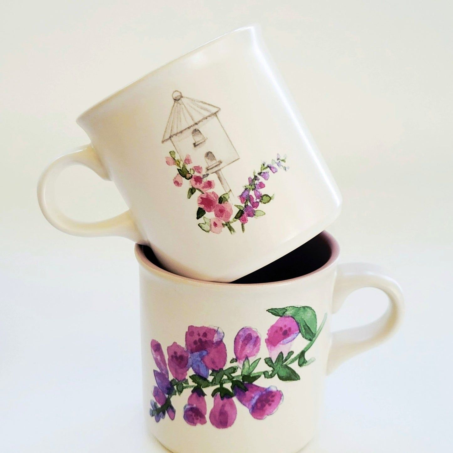 Pfaltzgraff Cape May Mug Set of 2, c.1990s USA Made