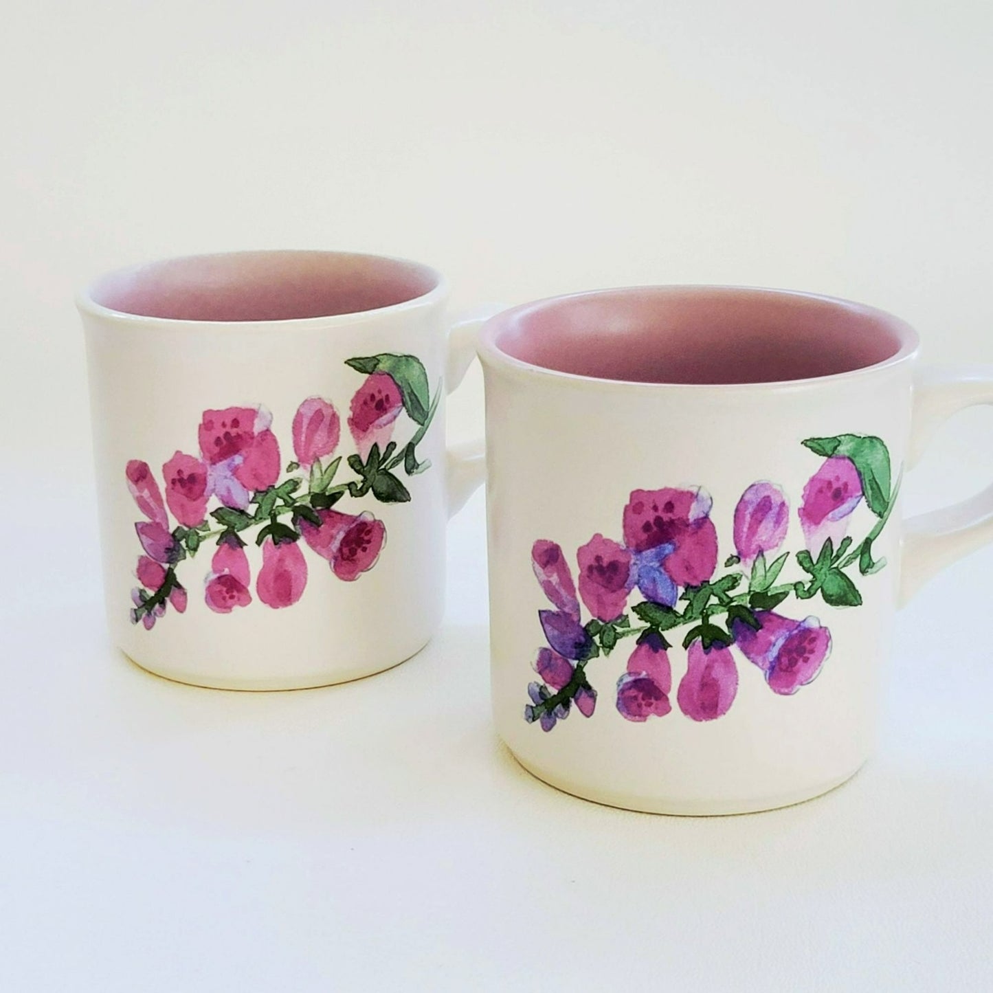 Pfaltzgraff Cape May Mug Set of 2, c.1990s USA Made