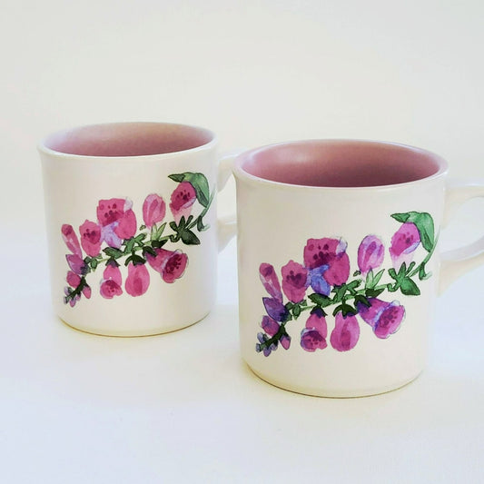 Pfaltzgraff Cape May Mug Set of 2, c.1990s USA Made
