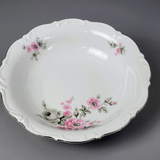 Tirschenreuth Picardy Round Serving Bowl, c.1969 Bavaria Germany