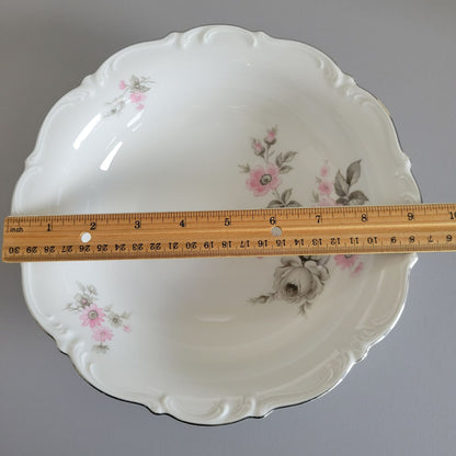 Tirschenreuth Picardy Round Serving Bowl, c.1969 Bavaria Germany