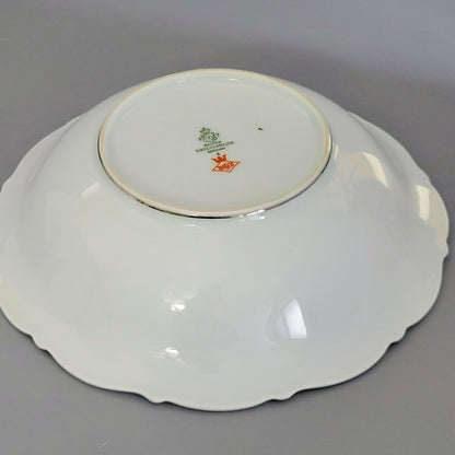 Tirschenreuth Picardy Round Serving Bowl, c.1969 Bavaria Germany