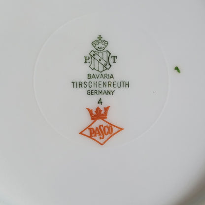 Tirschenreuth Picardy Round Serving Bowl, c.1969 Bavaria Germany