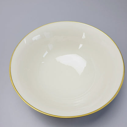 Lenox Fruits of Life 9" Serving Bowl, Embossed w/ Gold Trim, Made in USA