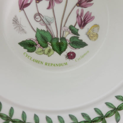 Portmeirion Botanic Garden Rim Cereal Bowl, Cyclamen Pattern