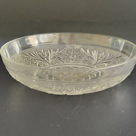 Anchor Hocking Sandwich Clear Cereal Bowl, c.1940s-60 USA