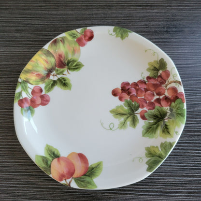 Royal Doulton Vintage Grape Gravy Pitcher & Underplate, c1990s England