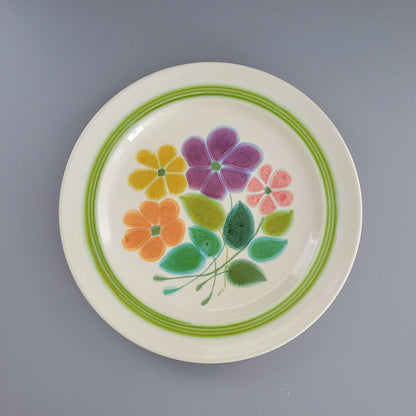 Franciscan Floral Dinner Plate, c.1970s USA