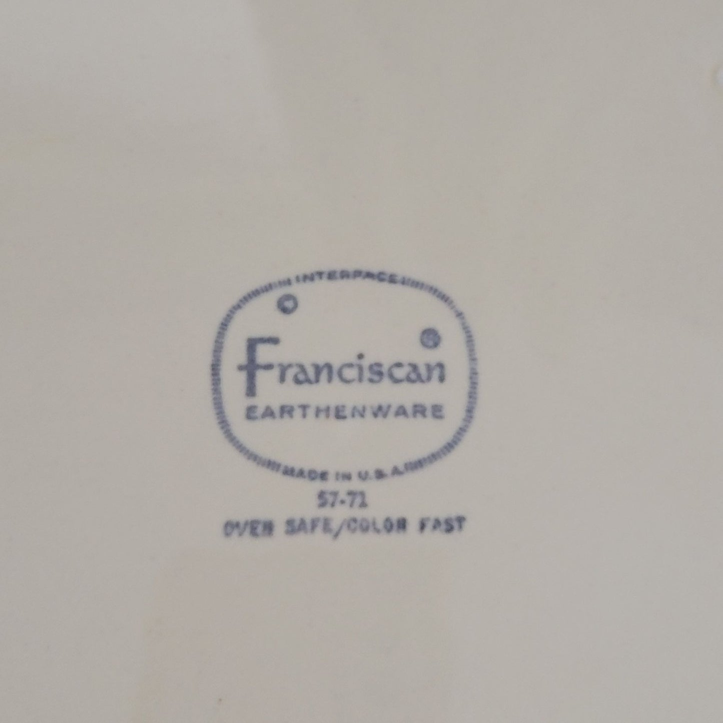 Franciscan Floral Dinner Plate, c.1970s USA