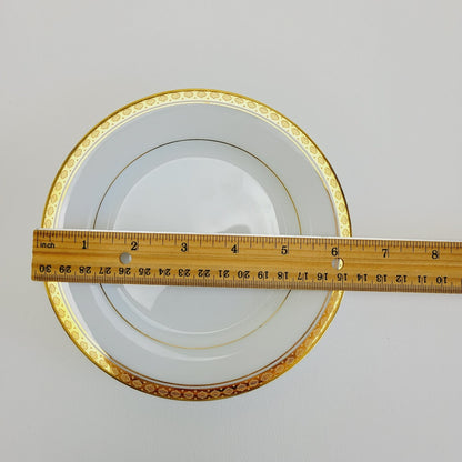 Noritake Richmond Bread Plate Set of 2, Gold Etched Trim