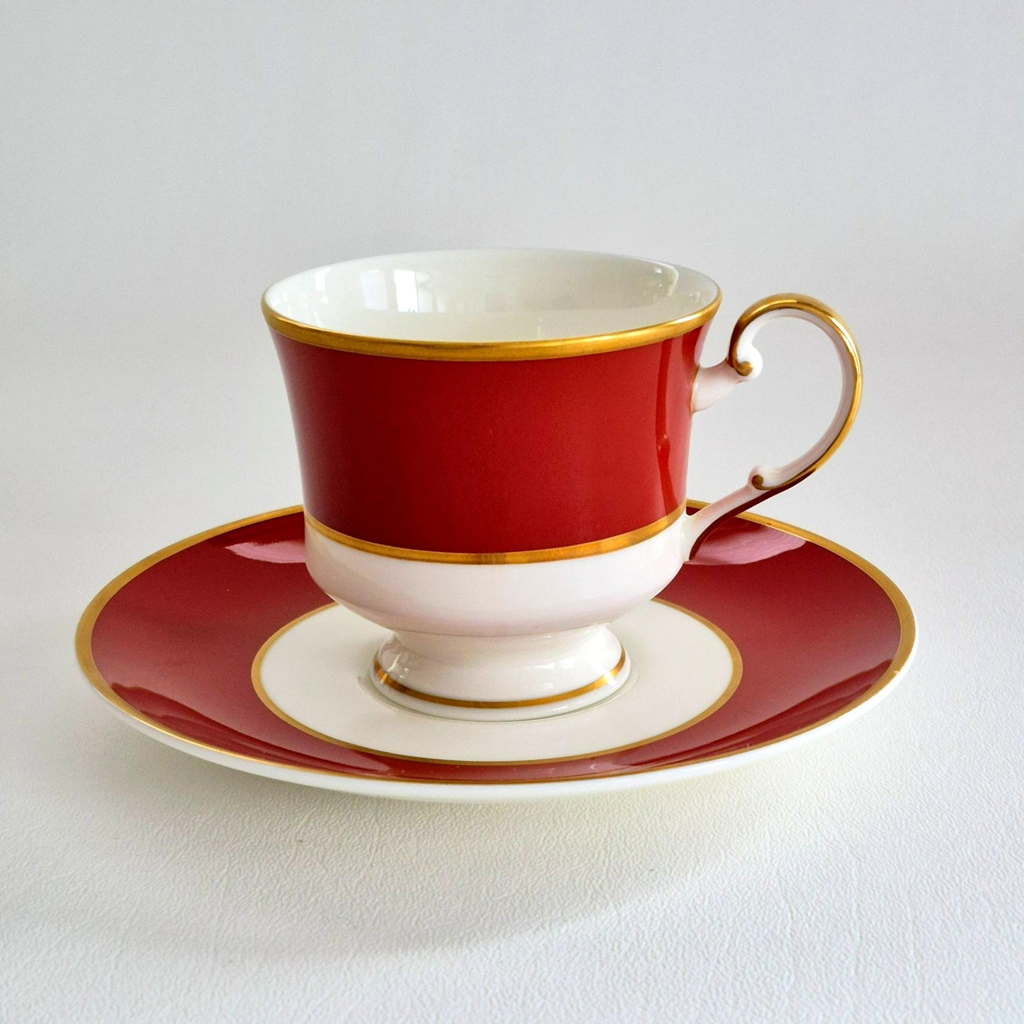 Mikasa "Egyptian Terra Cotta" Cup & Saucer, 2 Sets, c.1978-84 Japan