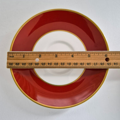 Mikasa "Egyptian Terra Cotta" Cup & Saucer, 2 Sets, c.1978-84 Japan