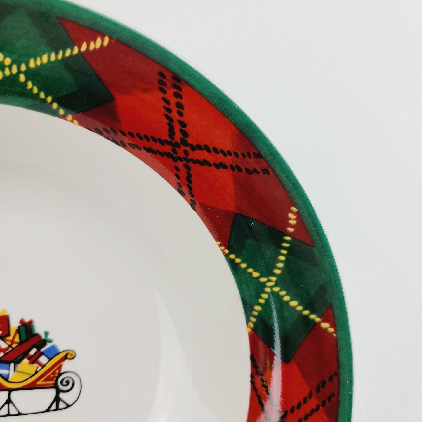 Block Father Christmas Cereal Bowl, Set of 2, c.1995