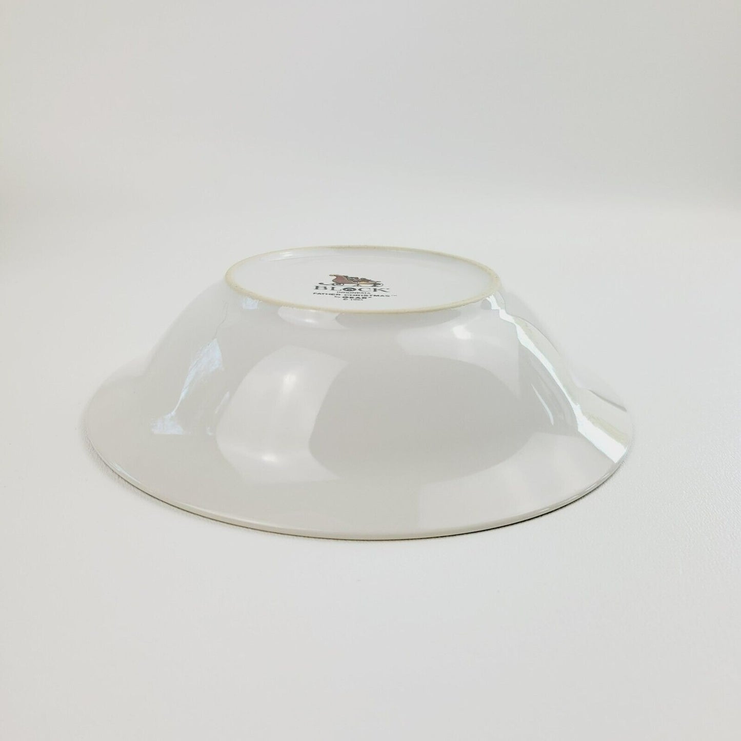 Block Father Christmas Cereal Bowl, Set of 2, c.1995