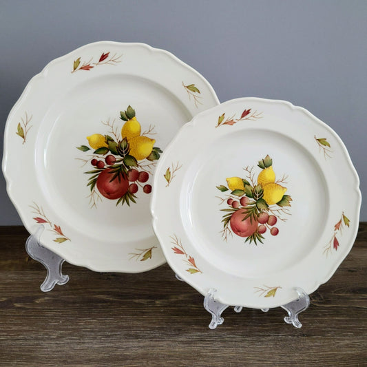 Wedgwood Drury Lane Dinner & Salad Plate Set of 2, c.1962-69 England