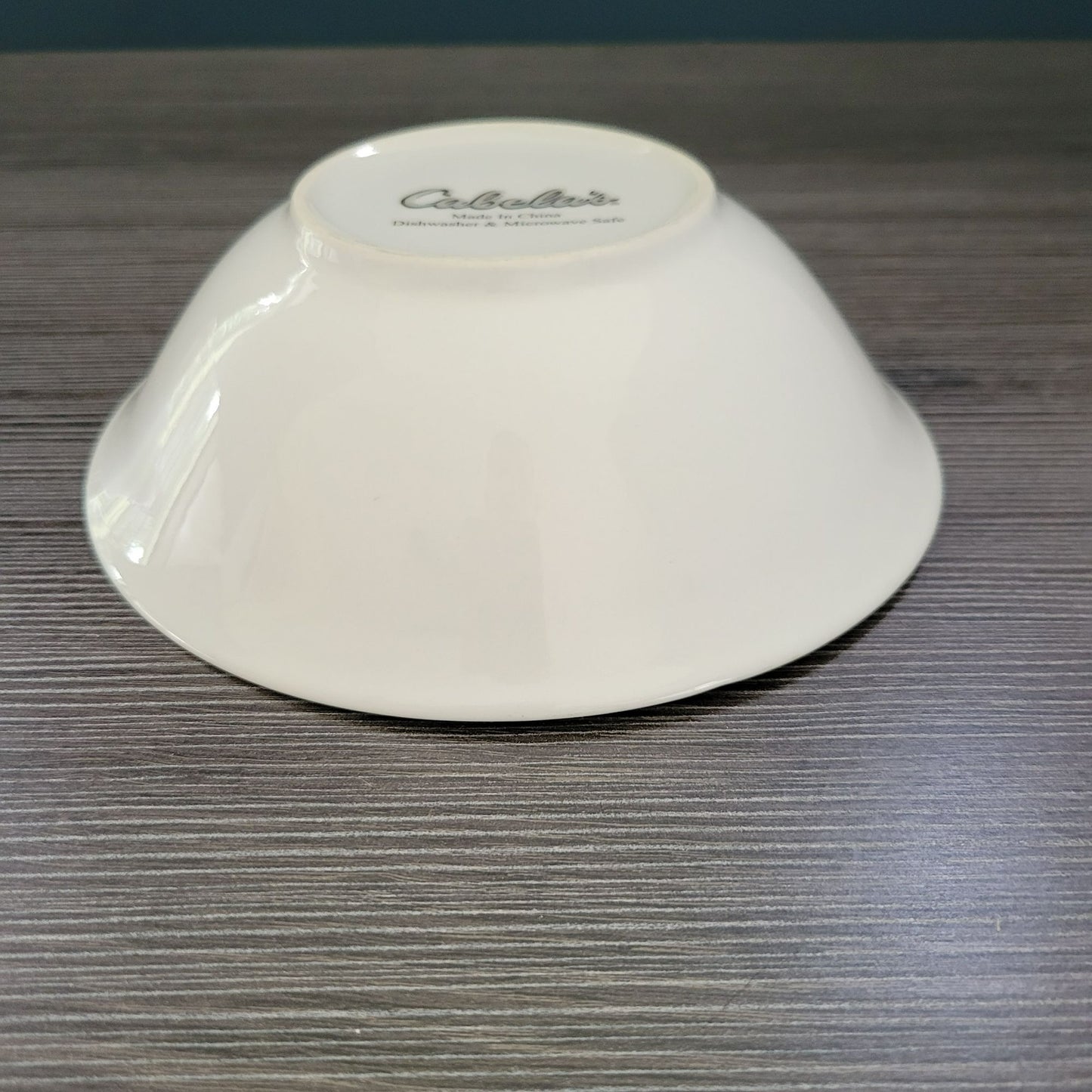 Cabela's Pinecone White Cereal Bowl