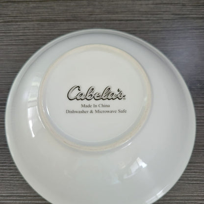 Cabela's Pinecone White Cereal Bowl