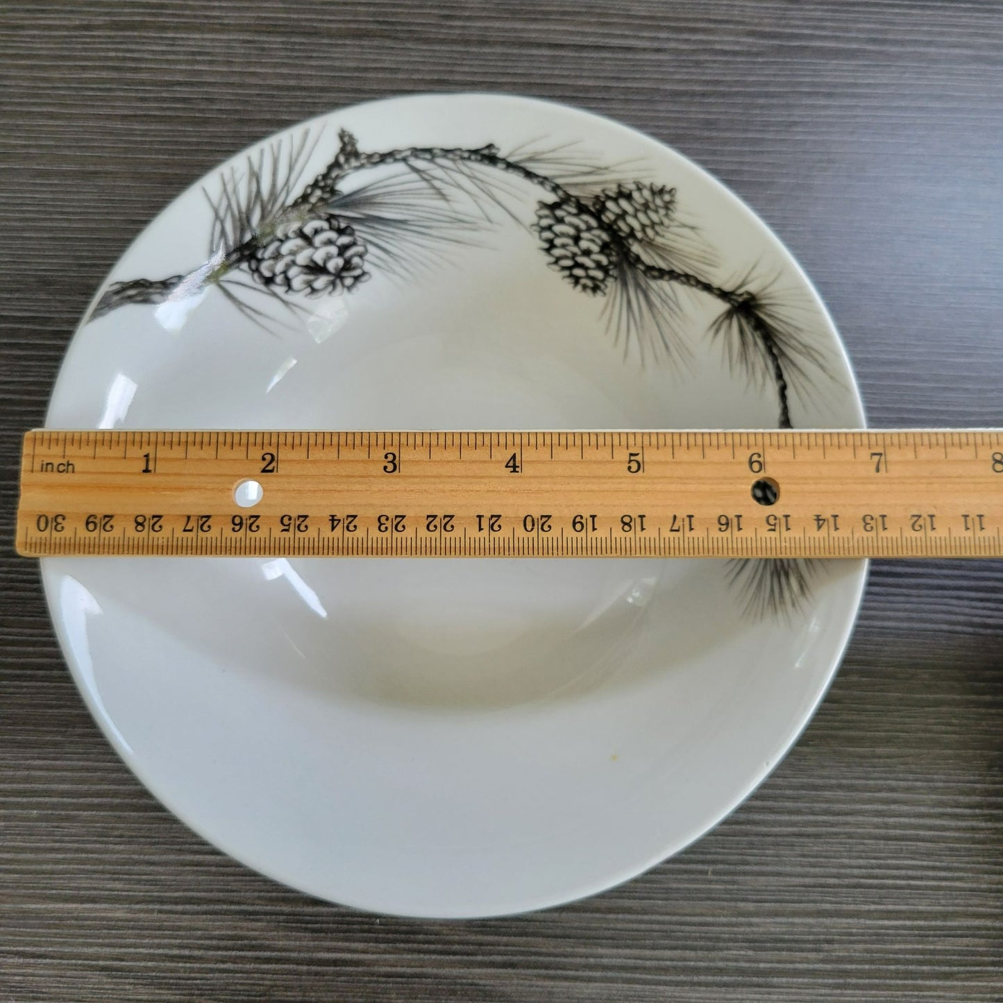 Cabela's Pinecone White Cereal Bowl