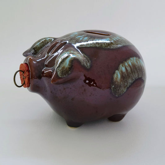 Vintage Hull Corky Piggy Bank, c.1950s USA