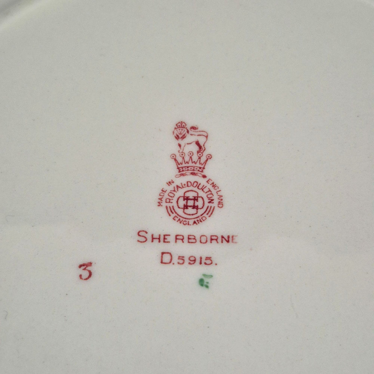 Royal Doulton "Sherborne" Dinner Plate, c.1938-1961 England