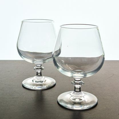 Cristal D'Arques Crystal Brandy Glass Set, Made in France