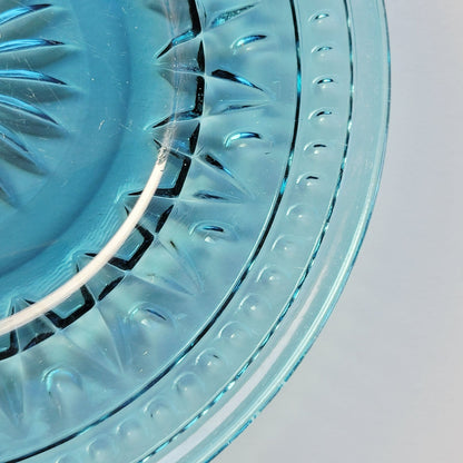 Indiana Glass Colony Park Lane Blue Salad Plate, Set of 2, USA Made