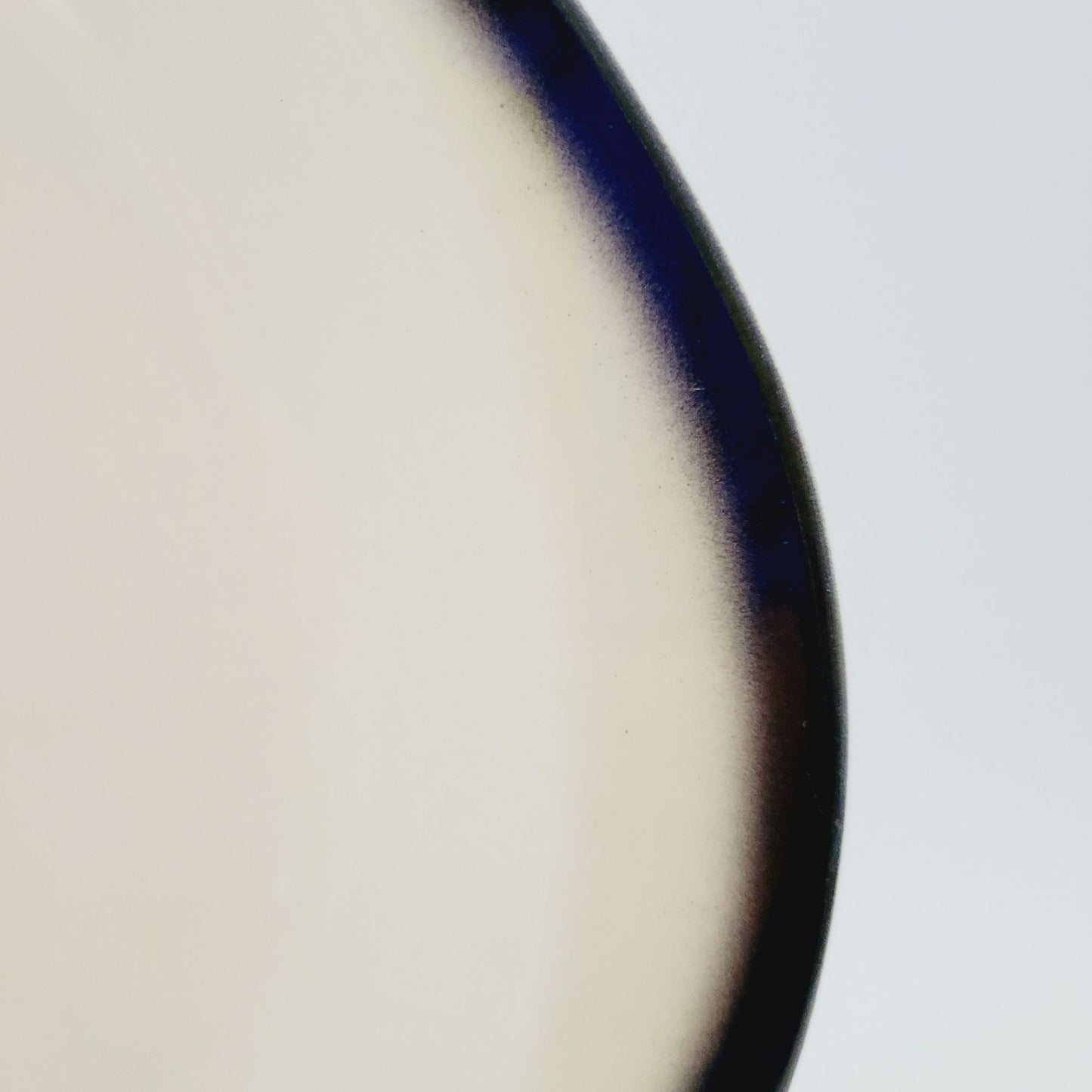 Stetson Potteries Pink & Black Floral 11" Oval Platter, MCM c.1960s USA