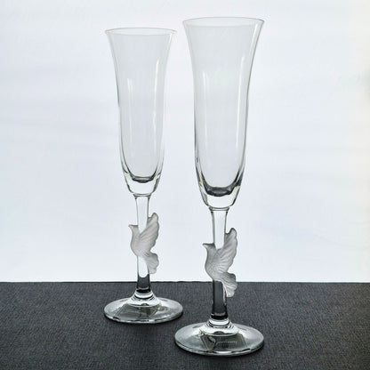 Gorham Amore Fluted Champagne Set, c.1999-2009 Germany