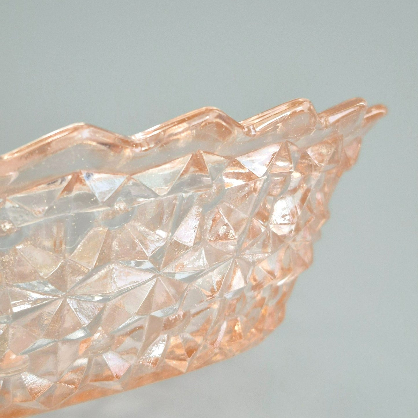 Jeannette HOLIDAY PINK Oval Serving Bowl, c.1940-60s USA