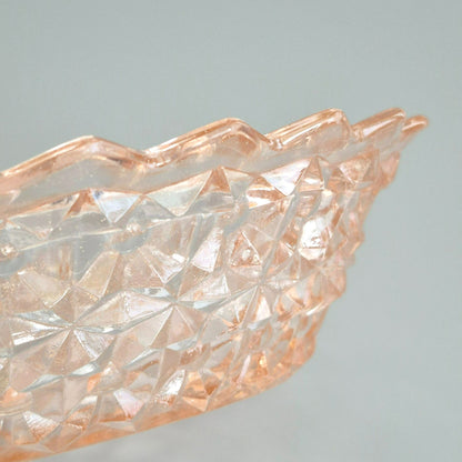 Jeannette HOLIDAY PINK Oval Serving Bowl, c.1940-60s USA