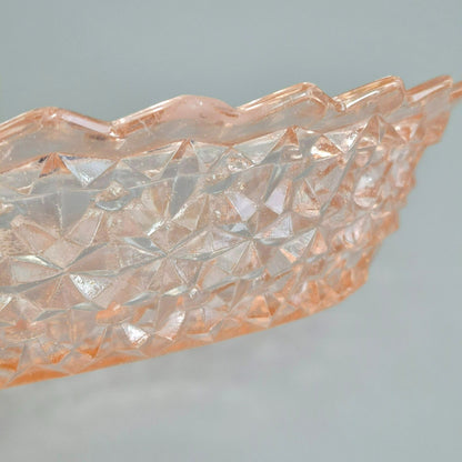Jeannette HOLIDAY PINK Oval Serving Bowl, c.1940-60s USA