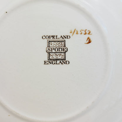 Spode Apple Teacup & Saucer, Embossed Scalloped Edge, c.1962-64 England