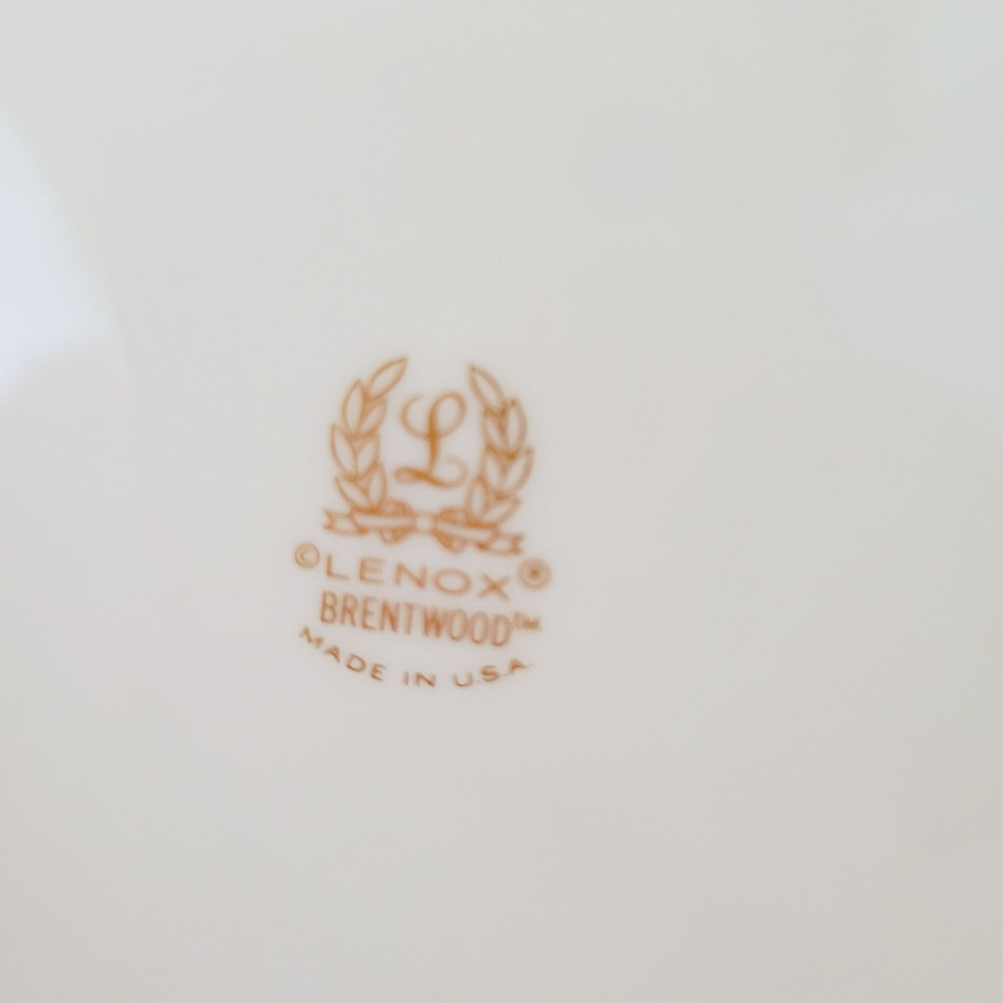 Lenox Brentwood Bread & Butter Plate, Set of 2, USA c.1980s