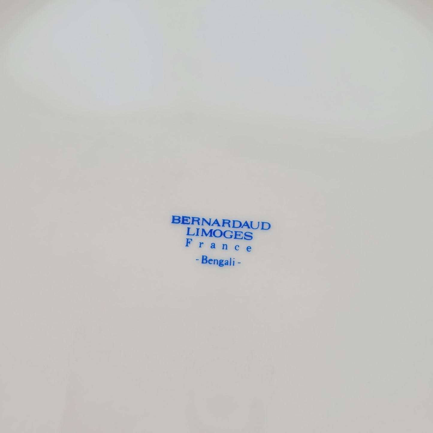 Bernardaud Limoges "Bangali" Handled Cake Plate, Made in France