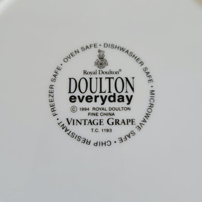 Royal Doulton Vintage Grape Salad Plate c.1990s England
