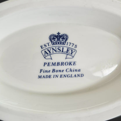 Aynsley "Pembroke" Gravy Boat & Underplate, c.1968-2015 England