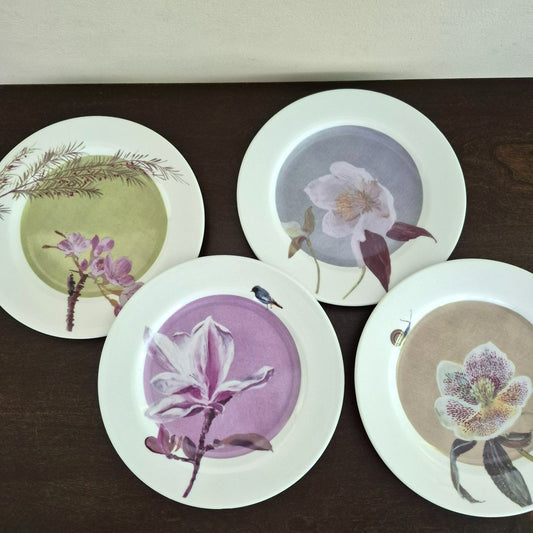 Marshall Fields & Isabelle De Borchgrave Botanical Salad Plate Set