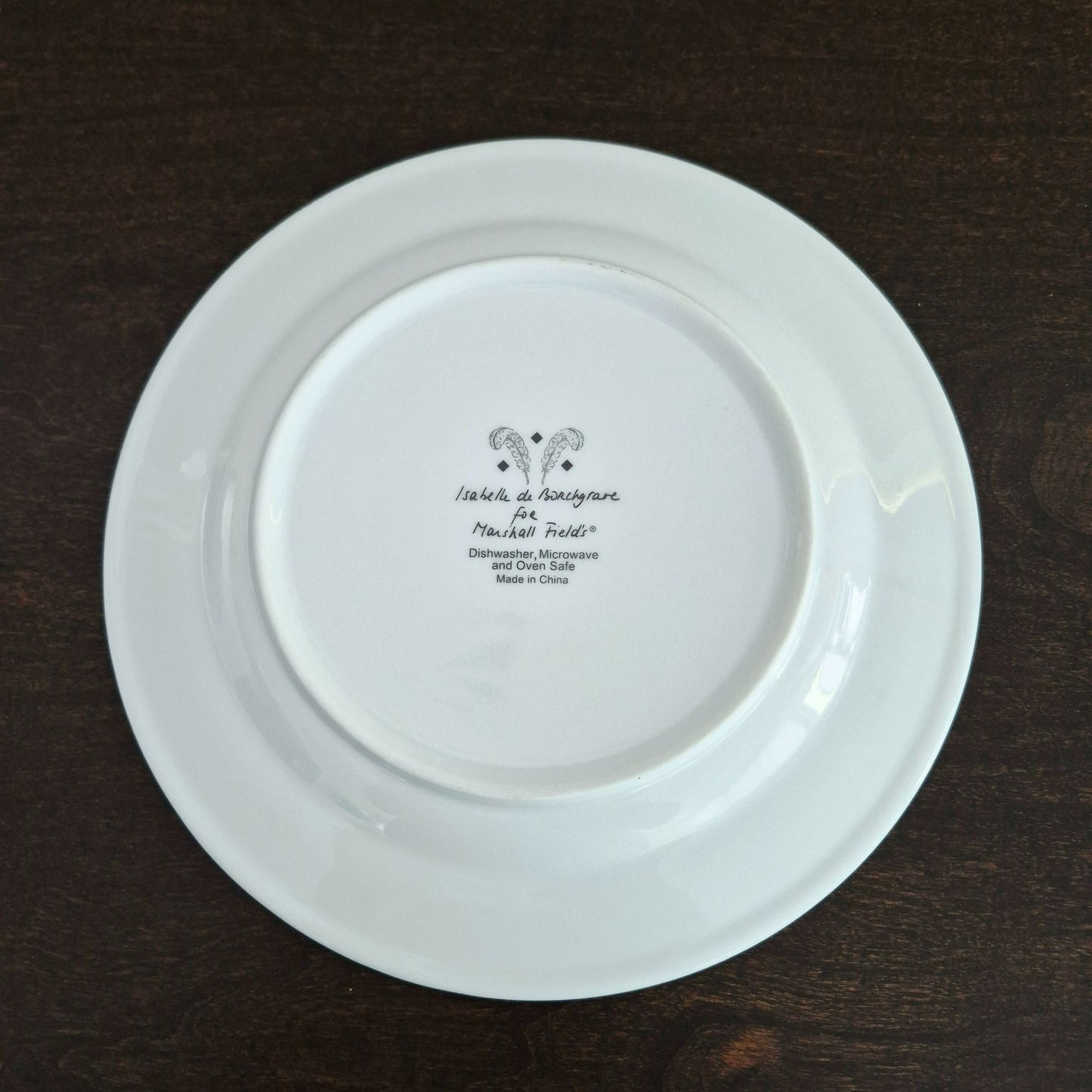 Marshall Fields & Isabelle De Borchgrave Botanical Salad Plate Set