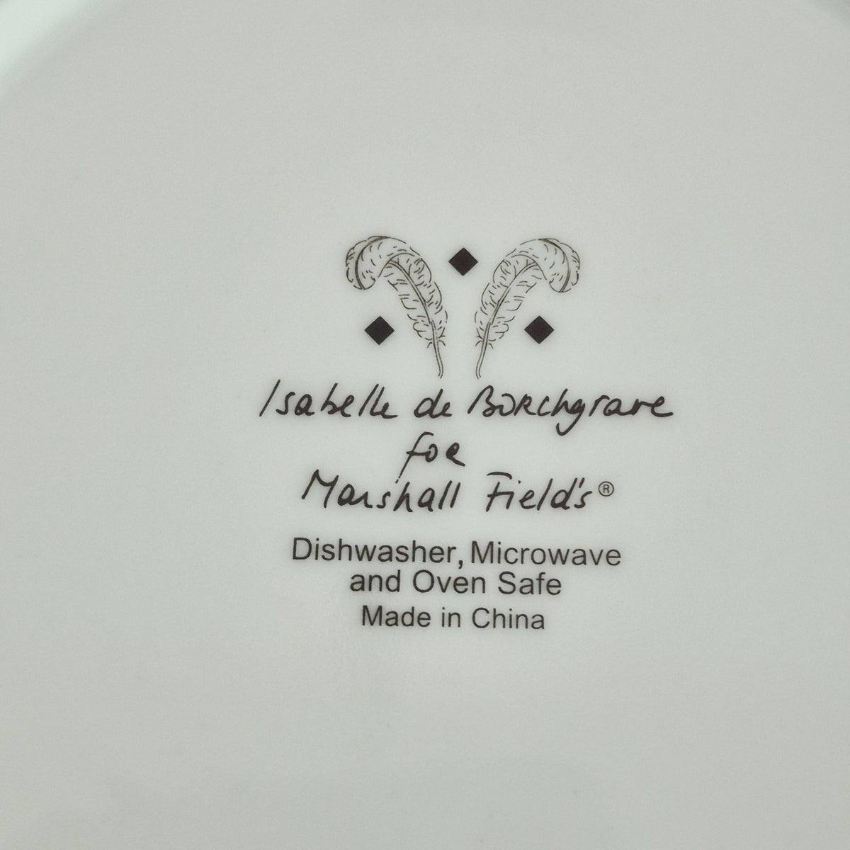 Marshall Fields & Isabelle De Borchgrave Botanical Salad Plate Set