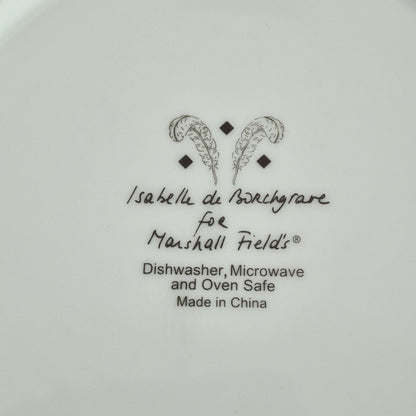 Marshall Fields & Isabelle De Borchgrave Botanical Salad Plate Set