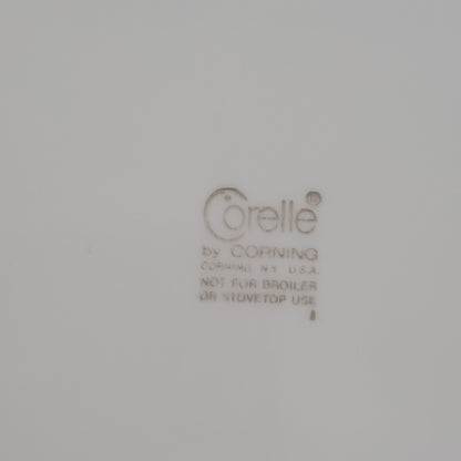 Corelle Blue Heather Dinner & Salad Plate Set of 2, c.1977-81 USA Made